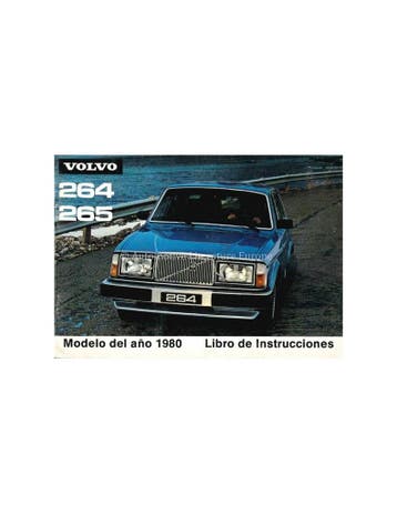 1980 VOLVO 264 265 INSTRUCTIEBOEKJE SPAANS, Ophalen of Verzenden
