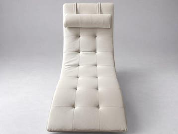 Stones - Chaise longue - Sleeper - Ecopelle, Metaal - chaise