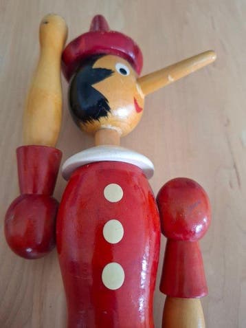 Unknown, Gatti Faenza - Figure - Pinocchio houten pop - Bois