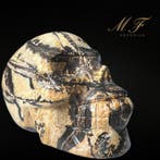 Prachtige skull en Jaspe afbeelding van groot formaat.