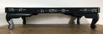 Vintage Japanese Black Lacquer Bonsai Stand (Kadai) with