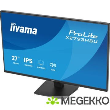 Iiyama ProLiteX2793HSU-B1 27  Full HD 120Hz IPS Monitor, Computers en Software, Verzenden, Nieuw