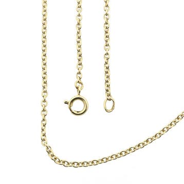 Gouden jasseron schakelketting, Ophalen of Verzenden, Gebruikt, Goud, Goud