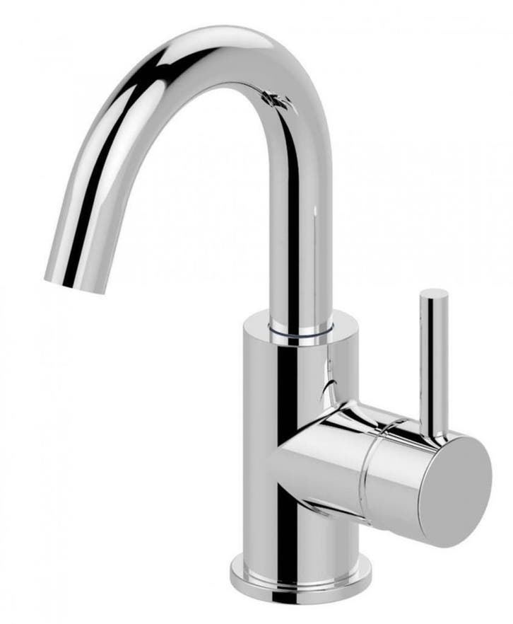 Sanifun wastafelmengkraan Jochen Chroom + afvoerplug, Doe-het-zelf en Bouw, Sanitair, Kraan