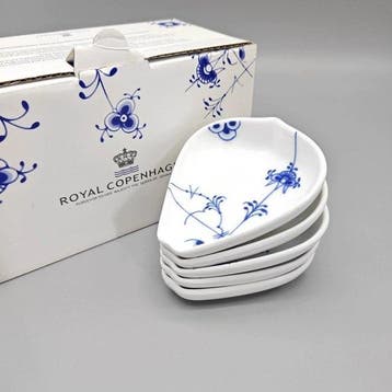 Royal Copenhagen - Assiette (5) - Porcelaine - Blue Fluted