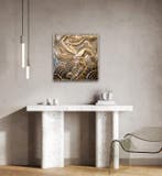 Naar Maurice Picaud - Relief, Art Deco bas-reliëf sculptuur, Antiquités & Art