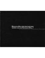 1968 VOLKSWAGEN KARMANN GHIA BROCHURE NEDERLANDS, Nieuw