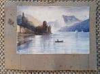 Louise Romer (1843-1933) - Landschap - Italië - omgeving