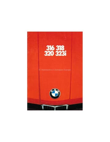 1978 BMW 3 SERIE BROCHURE NEDERLANDS, Ophalen of Verzenden