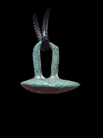 Époque Viking Bronze, Militaire rare Pendentif (Sans prix de