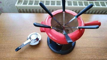 Le Creuset - Eetservies - service à fondues - geëmailleerde