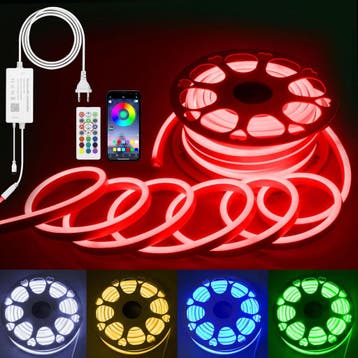 RGB Neon Strip 25m Dimbaar | Retour Deal | Nu of nooit, Kunststof, Verzenden, 250 watt of meer, Led strip