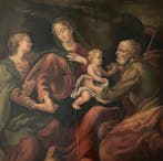 Scuola fiorentina (XVIII-XIX) - Sacra Famiglia - NO RESERVE, Antiek en Kunst
