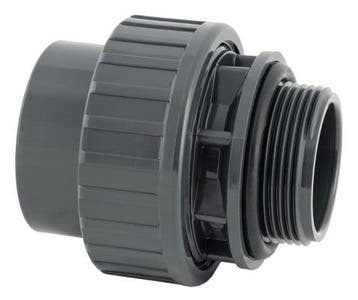 Raccord PVC 63 mm x 2 à coller x filetage mâle 10 bar, Ophalen of Verzenden, Neuf