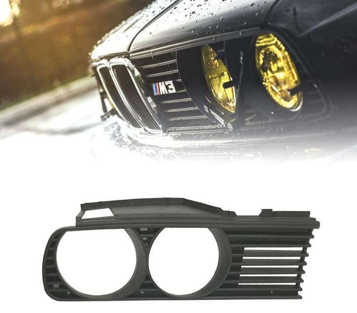 GRILLE DE PHARE DROIT BMW SÉRIE 3 E30 82-94, Auto-onderdelen, Carrosserie, Verzenden