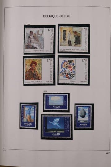 België 1998/2003 - Complete collectie in DAVO standaard, Postzegels en Munten, Gestempeld
