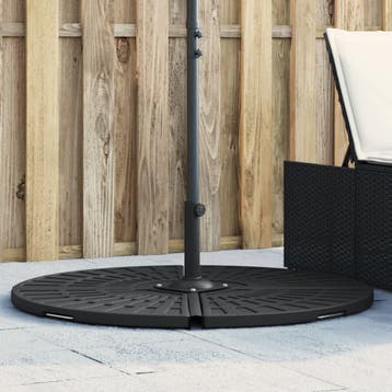vidaXL Parasolgewicht met handvat voor kruisstandaard 14 kg, Verzenden, Nieuw