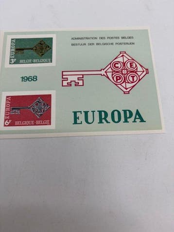 België 1968/1969 - 2 velletjes LUXE (zeldzaam) LX54 Europa, Postzegels en Munten, Gestempeld