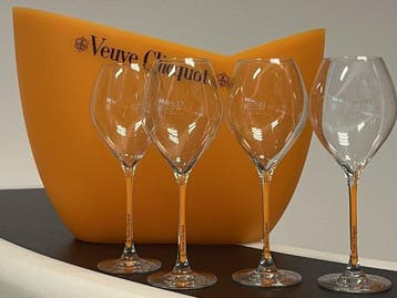 Veuve Clicquot - Champagne koeler (5) - Plastic, Glas -