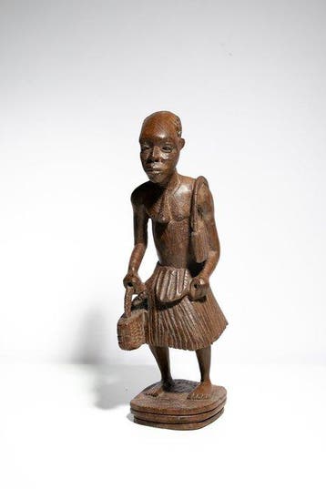 standbeeld - koloniale stijl - DR Congo (Zonder