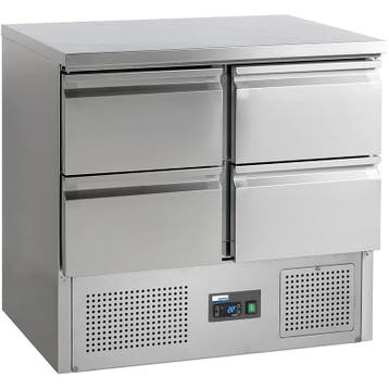 Koelwerkbank | COOL-LINE | 260L | 4 Laden (1/1 GN) |, Verzenden