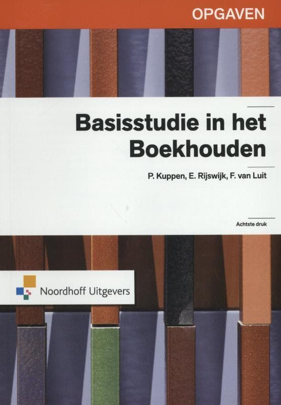 Basisstudie in het boekhouden 9789001820749 P.A.A.M. Kuppen, Boeken, Economie, Management en Marketing, Gelezen, Verzenden