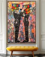 Joaquim Falco - HUMAN RUBIKS CUBE .XXL Fluor Paint