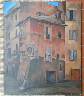 Henri Valery Vanderpoorten (1897-1977) - Oude gevels -