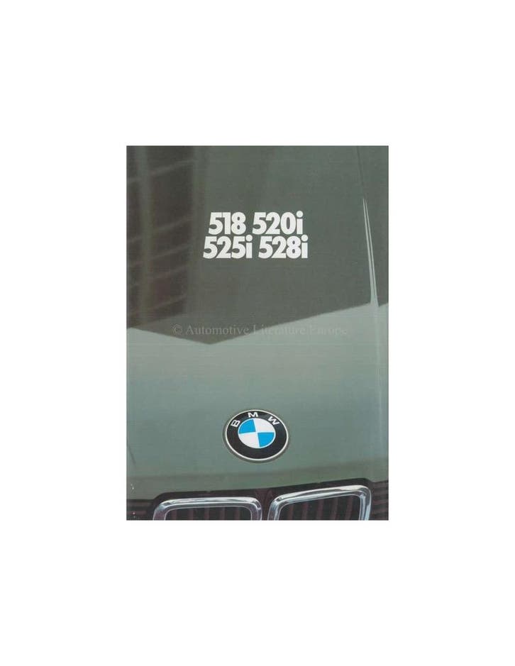 1981 BMW 5 SERIE BROCHURE NEDERLANDS, Livres, Autos | Brochures & Magazines, Enlèvement ou Envoi