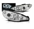 CCFL Angel Eyes koplampen Chrome geschikt voor Peugeot 206, Verzenden