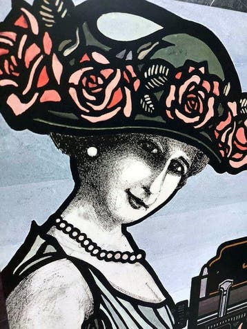 Flavio Costantini - Mata Hari Olivetti, Ivrea, Antiek en Kunst
