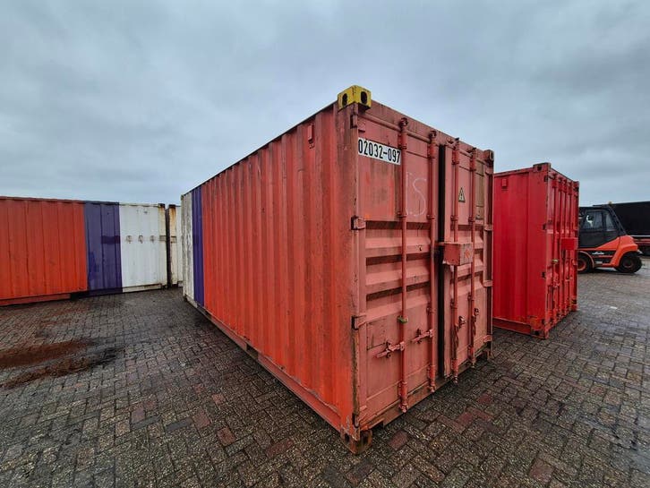 HS-1586 Opslagcontainer 20ft, Articles professionnels, Machines & Construction | Abris de chantier & Conteneurs, Enlèvement ou Envoi