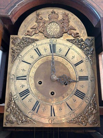 Staande klok - Hout - 1750-1800 - Staande antieke klok, Antiek en Kunst