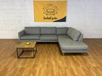 Gezellige grijze hoekzetel – praktisch en comfortabel, Maison & Meubles, Ophalen of Verzenden