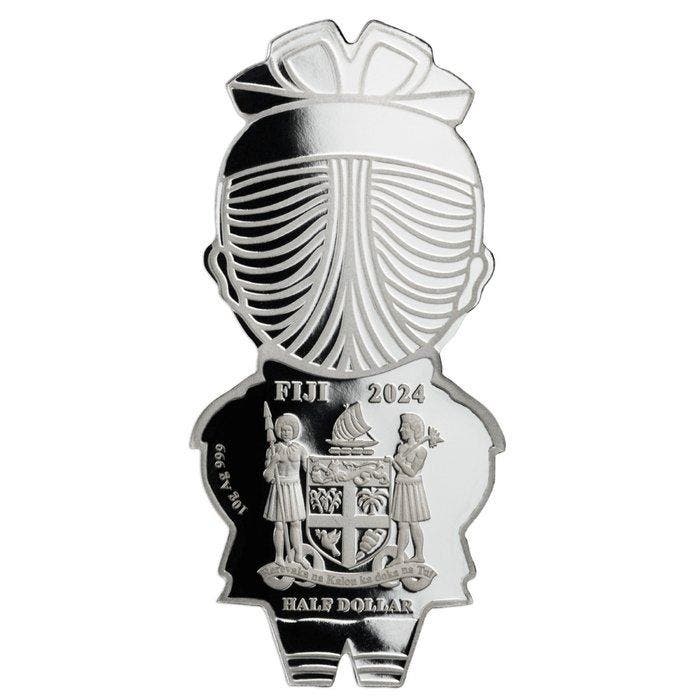 Fiji. 1/2 Dollar 2024 Terracotta Army Discovery 50th, Postzegels en Munten, Munten | Europa | Niet-Euromunten