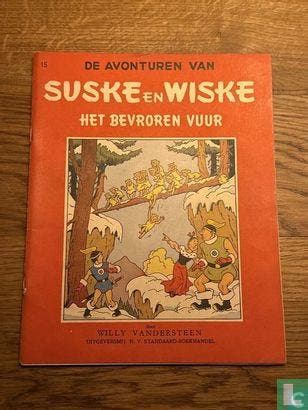 Suske en Wiske - Het bevroren vuur - 1957, Eén stripboek, Verzenden, Gelezen, Vandersteen, Willy.