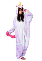 Onesie Sterren Eenhoorn Pak 140-146 Eenhoornpak Unicorn Kost, Ophalen of Verzenden, Nieuw, Meisje
