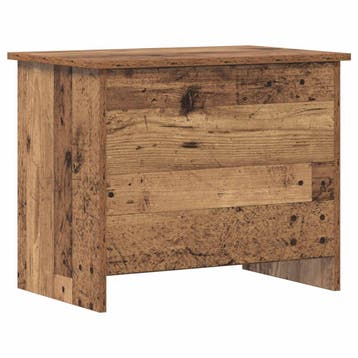 vidaXL Opbergkist met opslag Oud hout 60 x 40 x 50 cm, Verzenden