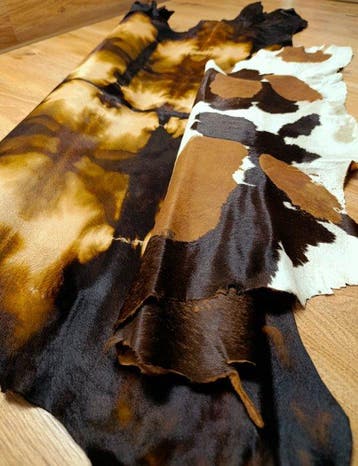 B300 - 220 x 110 cm - Due fantastici teli in pelle