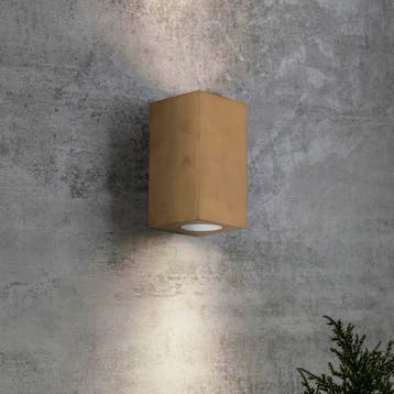 Wandverlichting modern Big Levi Up en Down Muurlamp Messing, Tuin en Terras, Buitenverlichting, Verzenden, Nieuw