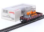 Schaal H0 Märklin 4424 Lageboordwagen met bulldozer van d.., Ophalen of Verzenden, Overige typen