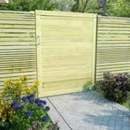 vidaXL Poort 125x100 cm geïmpregneerd grenenhout, Verzenden