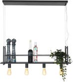 2dekans | Hanglamp Buckley met Rek - 100 cm - 4 Lichtpunten, Ophalen of Verzenden