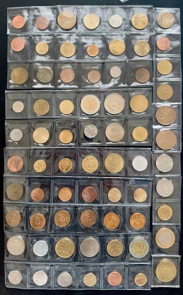 Italië, Guernsey (Brits Kroonbezit), Wereld. Lotto 250