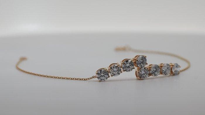 Zonder minimumprijs - Armband - 14 karaat Geel goud -, Handtassen en Accessoires, Armbanden