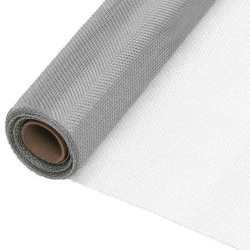 vidaXL Gaas 100x2000 cm roestvrij staal zilverkleurig, Verzenden, Nieuw