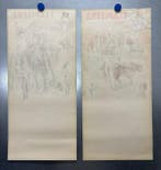 Donat - 2 carteles - Espectaculos Llapìsera (Spain) - Litho., Antiquités & Art