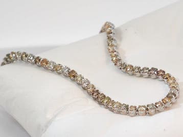 Zonder minimumprijs - Armband - 14 karaat Witgoud - 2.71ct., Nieuw