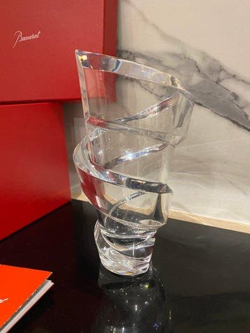 Baccarat - Vaas - Spirale (Hoogte 21 cm) - Kristal