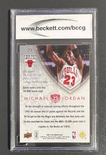 2009/10 Upper Deck MJ Legacy Collection Gold Michael Jordan, Nieuw